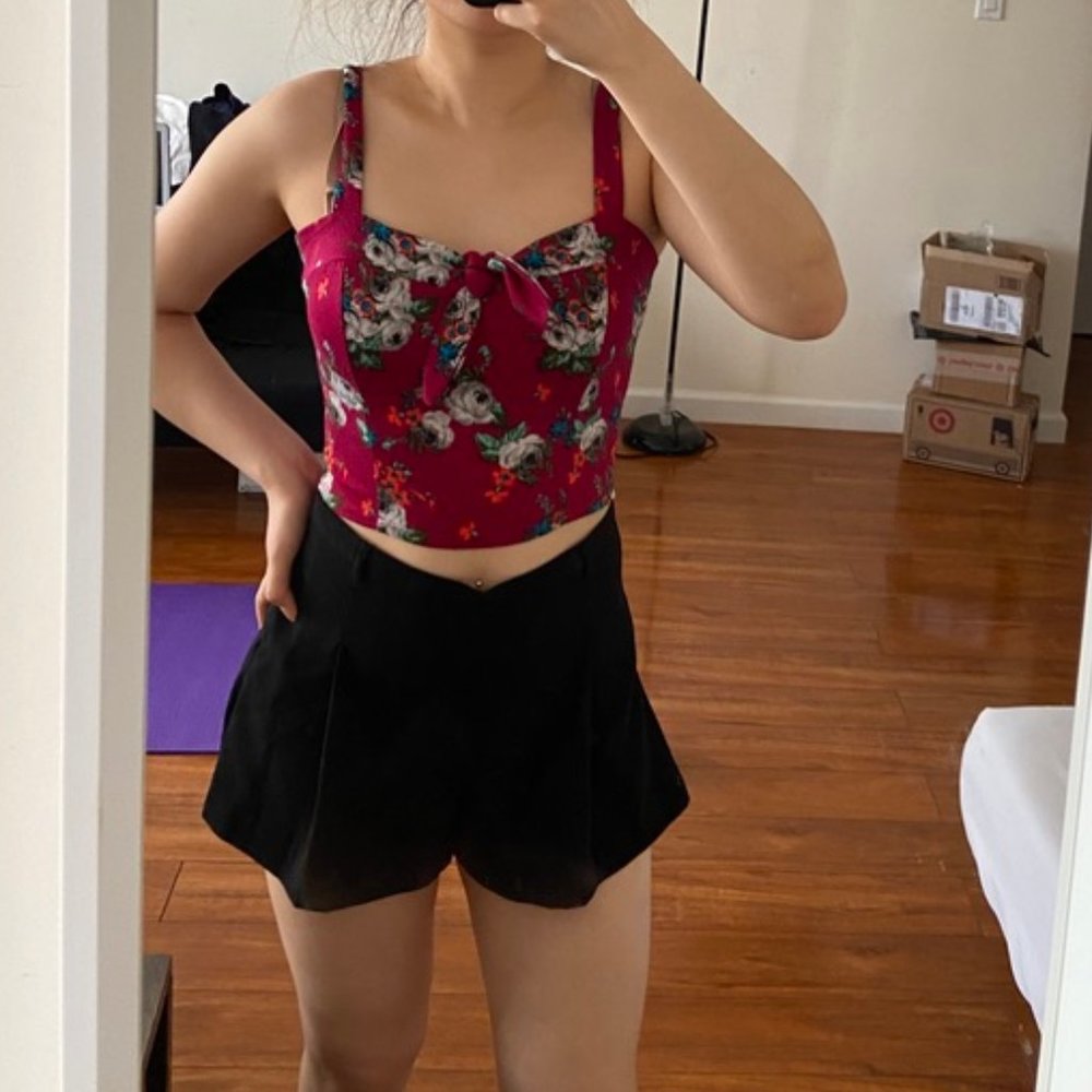 Forever21 Black Mini Skirt Skort Shorts